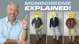 Monochromatic Outfit Ideas For Men This Fall