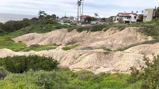 Sunset Cliffs Natural Park in San Diego, California. March 2023.