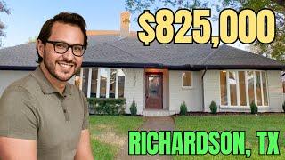 $825,000 Home For Sale In Richardson Texas | JJ Pearce Neighborhood (Dallas Suburbs)