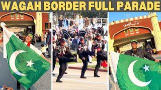 WAGAH BORDER PARADE 2022 FULL HD | We travelled from Lahore to Wagah for ceremony