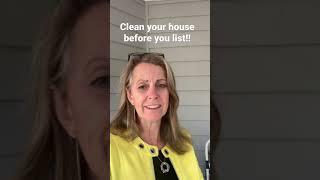 Selling tip - clean your house top to bottom before you list it!