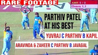 Rare Footage of Parthiv Patel | Yuvraj Singh Caught by Parthiv | Sportzworkz