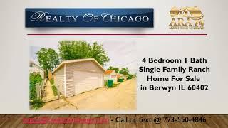 4 Bedroom 1 Bath Homes for sale in Berwyn Il 60402 J Sterling Morton West High School