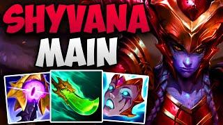 SHYVANA MAIN DOMINATING IN HIGH ELO! | CHALLENGER SHYVANA JUNGLE GAMEPLAY | Patch 14.14 S14