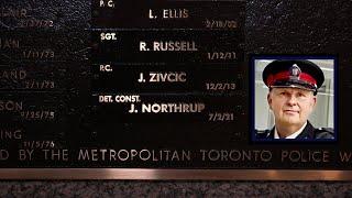 D/C Jeffrey Northrup Honoured on Plaque to our Fallen Officers at @TorontoPolice HQ