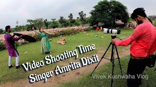 Video Shooting Time Masti 2020 | Amrita Dixit | Vivek Kushwaha Vlog