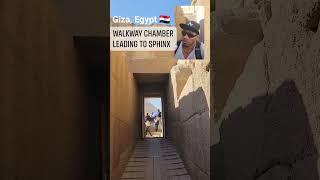 Cairo (Giza) Egypt 2024 Walkway Chambers leading to the Great Spinx