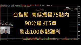 【交易實戰覆盤】台指期鬼之操作 90分鐘內  在高低振福75點內  刷出100多點獲利  20220517