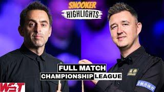 Ronnie O'Sullivan vs Kyren Wilson Full Match Highlights | Championship League Snooker 2025 - G 3 