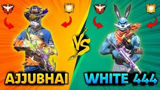 White 444 Vs Ajjubhai94  1 vs 1 - Garena Free Fire