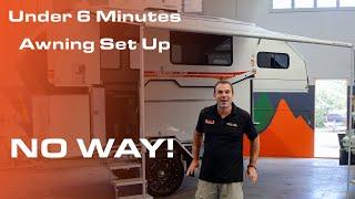 SEQ Campers Sets Up Fiamma Caravan Store XL Awning for Kimberley Kampers - Easy & Fast