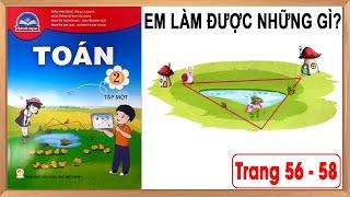 Toán lớp 2 chân trời sáng tạo trang 56-58 |Em làm được những gì?