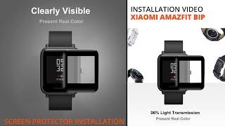 Xiaomi Amazfit Bip Screen Protector Installation Tutorial | Installation Guide | Installation Steps