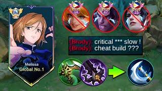 THIS MELISSA HYBRID BUILD IS REALLY INSANE!! AUTO WIN! ( attack speed + slow + critical!! ) 