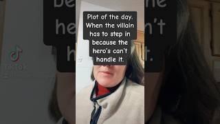 Part 25 | Plot of the day. When the villain has to step in. #booktube #bookideas #plots