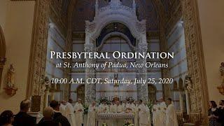 Presbyteral Ordination of Rev. Br. Joseph Paul Albin, O.P.