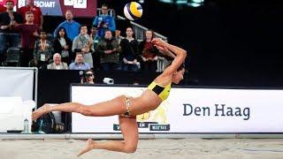 Women's Beach Volleyball Crazy Actions - DIGS SAVES