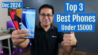 Top 3 Best Phones Under 15000 in December 2024 I Best 5G Mobile Under 15k