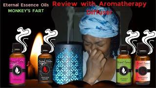 AROMATHERAPY OILS RELAXING REVIEW| MONKEY FARTS| DRAGON BLOOD| BARBER SHOP| ETERNAL ESSENCE OILS