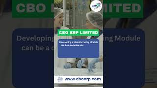 CBO ERP LIMITED | Manufacturing Module