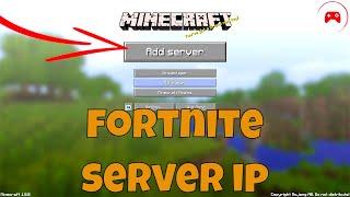 Minecraft Fortnite Server IP Address