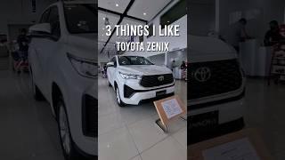 3 Things I Like | Toyota Innova Zenix  #shorts