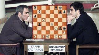 Шахматы | ЗНАМЕНИТАЯ ПАРТИЯ Гарри Каспаров – Владимир Крамник (1996)