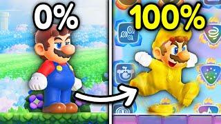 J'ai 100% Mario Wonder en 10H