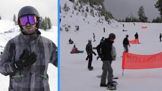 Skiers welcome new Coach trail and chairlift for opening day at Bogus Basin