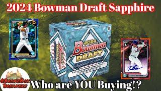 2024 Bowman Draft Sapphire Baseball - review