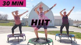 Latin Music Trampoline Rebounder Workout HIIT 30 Minutes Salsa