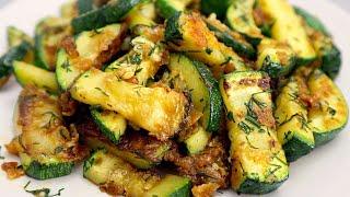 I've never eaten such delicious zucchini! Easy and quick to prepare!