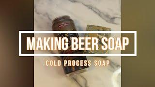 Making soap with BEER - Cold process soap