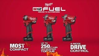 Milwaukee® M12 FUEL™ Stubby Impact Wrenches