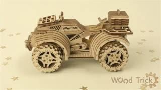 "Quad bike" - Wood Trick's 3d wooden model kit