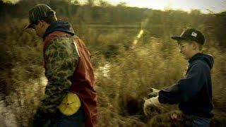 Old School: Mark June Teaches His Son To Set A Beaver Trap