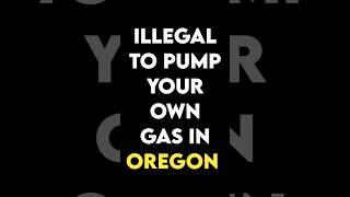 Illegal To Pump Your Own Gas In "OREGON" #usa #shorts