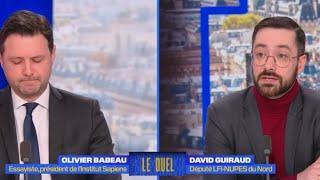 Un anti-palestinien congelé par David Guiraud sur BFM