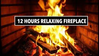 Fireplace 12 hours full HD Relaxing #Fireplace