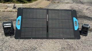 Charge your Anker SOLIX C300 or C300DC with the SUN! (Anker SOLIX PS100 100 Watt Solar Panel)