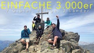 Einfache 3000er - 7 Gipfel, 7 Tage, 3 Länder ​