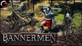 MEDIEVAL REAL TIME STRATEGY GAME! Multiplayer Match 1vs1 | Bannermen Gameplay