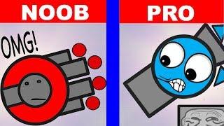 Diep.io NEW TOP FUNNIEST NOOB Vs PRO IN MAZE !! Diep.io Fun FT WORMATE.IO