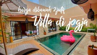 Villa murah jogja harga di bawah 2juta dan muat sampai 9 orang sudah include dengan 6pack breakfast