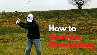 How to Start the Downswing Correctly - Get Shallow!