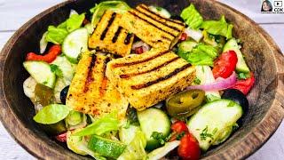 Healthy Grilled Paneer Salad | Keto Paneer Salad for Weight Loss | Cottage Cheese Salad