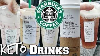 STARBUCKS KETO DRINKS! HOW TO ORDER!