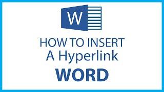 How To Insert A Hyperlink In Microsoft Word