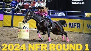 2024 NFR Barrel Racing - Round 1