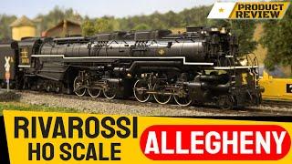 2024 Rivarossi HO Scale Allegheny 2-6-6-6 Steam Locomotive Review | ESU LokSound V5, LED, DCC & More